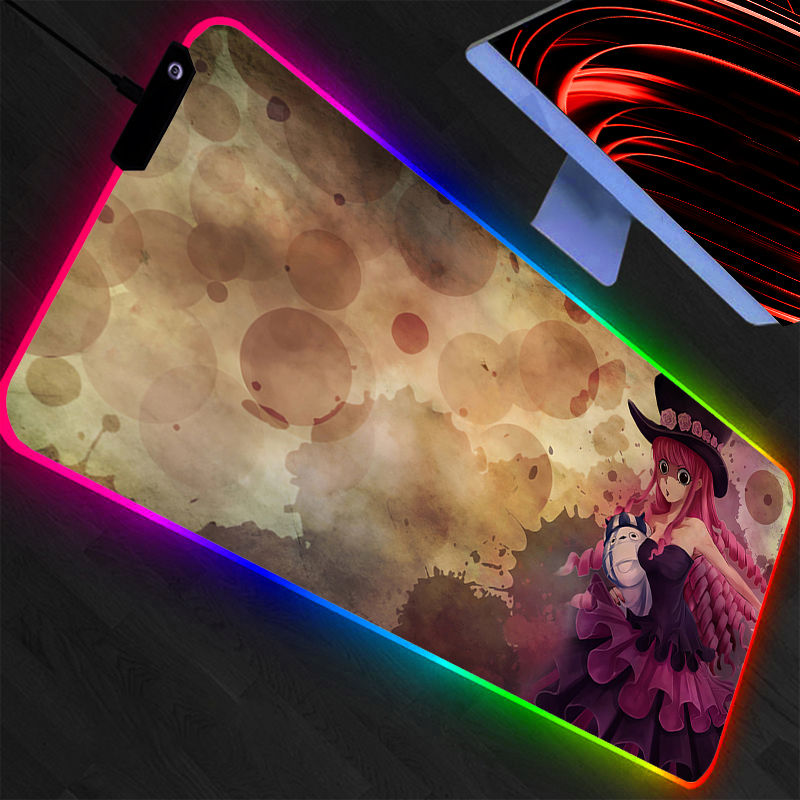 Rgb Mousepad - RGB 대형 일체형 마우스패드 게이머 키보드