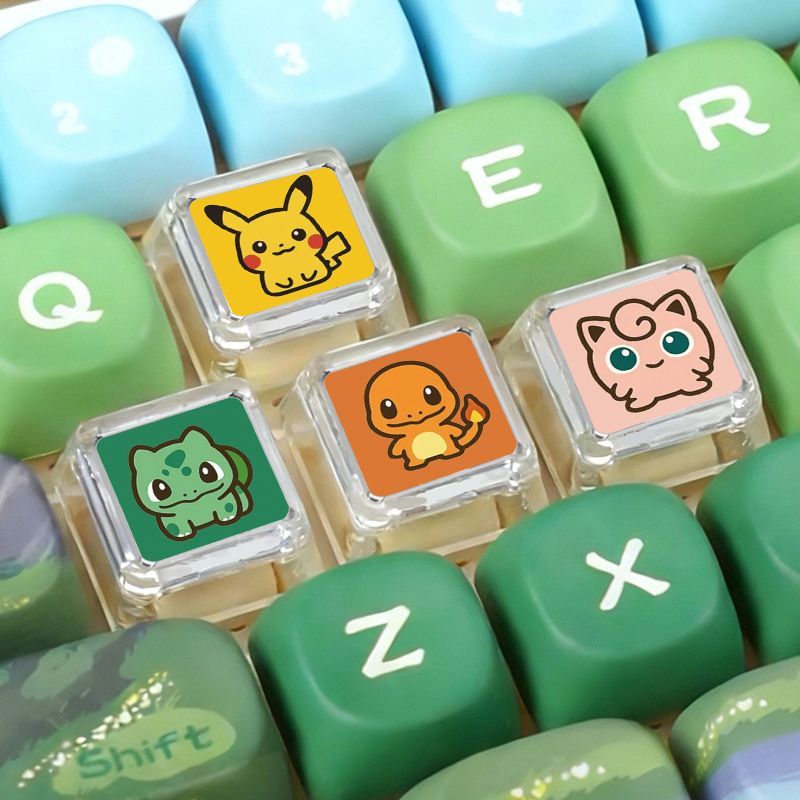 Custom Keycaps - 포켓몬 크로스 액슬 기계식 키보드 키