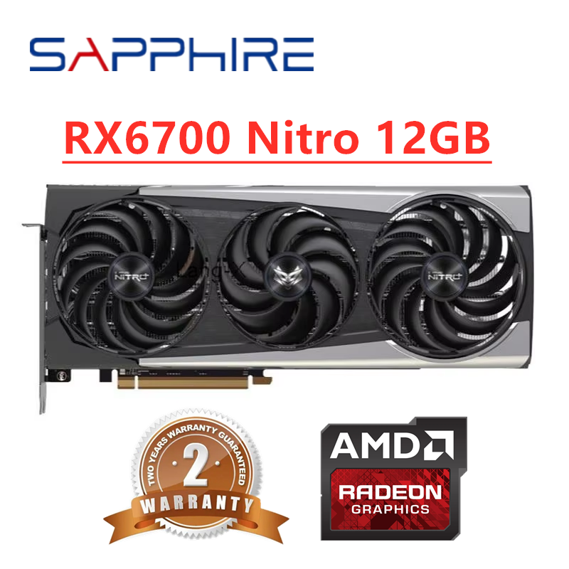 Pc Gaming Graphics Card - GPU 사파이어 RX 6700 XT 6700XT