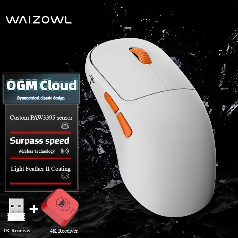 Pc Gaming Cloud Free - Waizowl OGM 클라우드 무선 게임용 마우스
