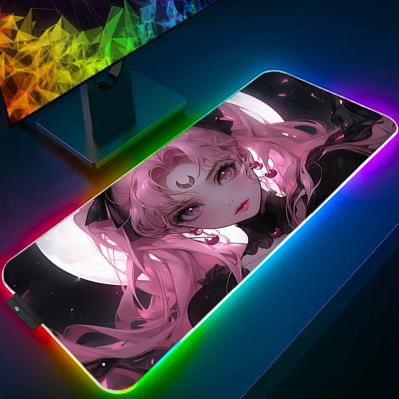 Rgb Mousepad - RGB 대형 마우스 패드 게이머 키보드