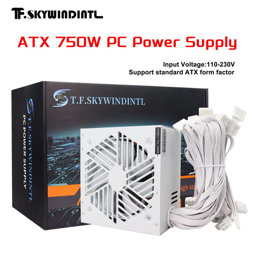 Pc Gaming Watt - 화이트 750W PSU PC 전원 공급