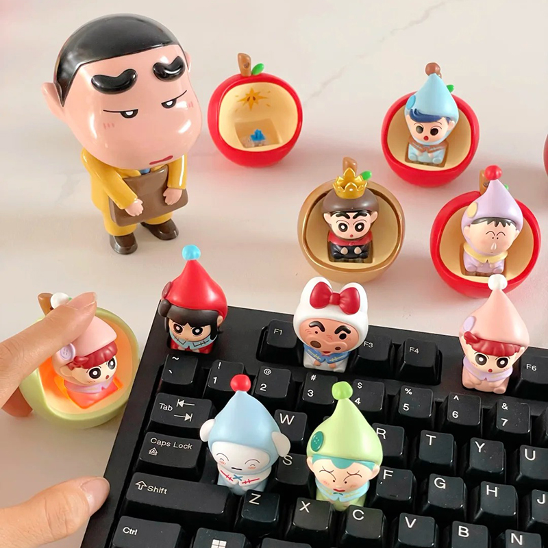 새로운 정품 귀여운 크레용신짱 드워프 동화 키캡 블라인 - Custom Keycaps 리뷰 및 가격