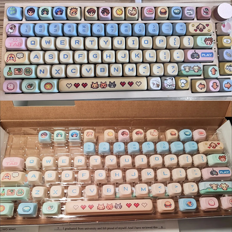 Stardew Valley 78 Keycaps Pixe - Custom Keycaps 리뷰 및 가격