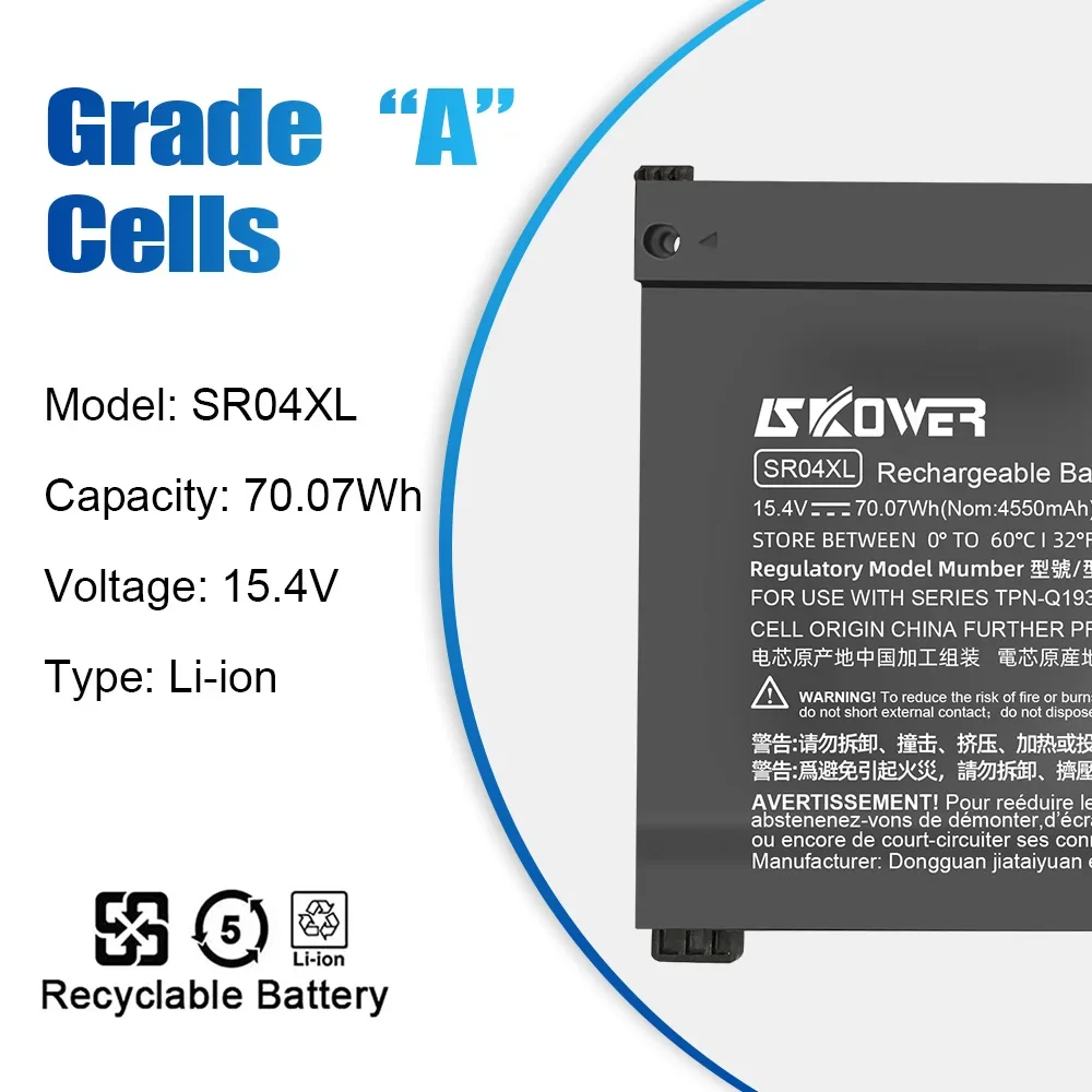 SKOWER SR03XL SR04XL 노트북 배터리 H - Pc Gaming Hp 리뷰 및 가격