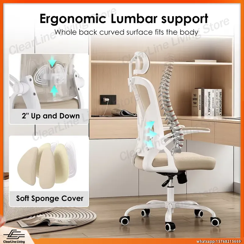 인체공학적 사무용 의자, 헤드레스트가 있는 하이백 컴퓨 - Pc Gaming Chair 리뷰 및 가격