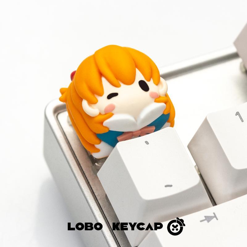 에반게리온 애니메이션 키캡, 귀여운 소녀 Q 버전, 아 - Custom Keycaps 리뷰 및 가격