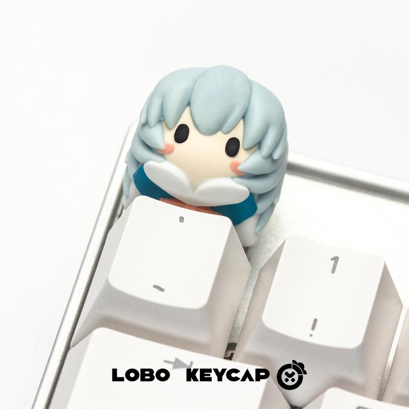 에반게리온 애니메이션 키캡, 귀여운 소녀 Q 버전, 아 - Custom Keycaps 리뷰 및 가격