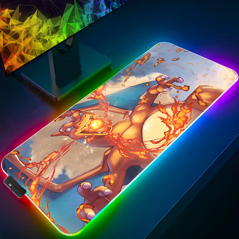 LED 라이트 데스크 매트 XXL 컴퓨터 P-pokem - Rgb Mousepad 리뷰 및 가격