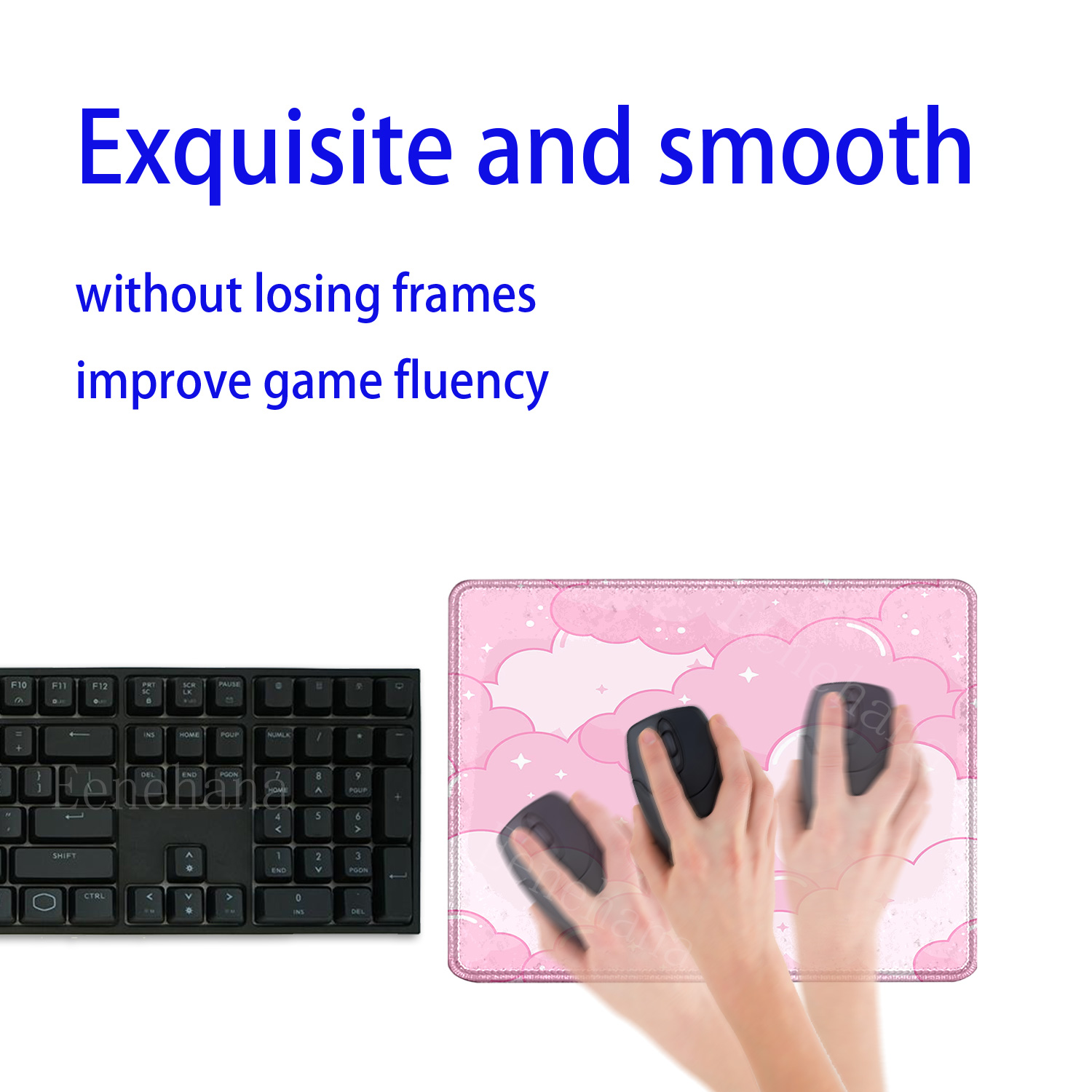 귀여운 핑크 구름 작은 사이즈 마우스 패드 PC 컴퓨터 - Pc Gaming Cloud Free 리뷰 및 가격