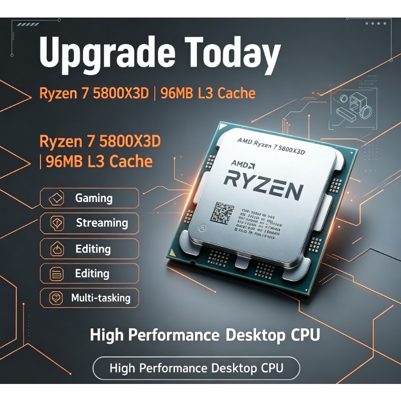 라이젠 7 5800X3D PC 게이밍 프로세서 AM4  - Pc Gaming Ryzen 7 리뷰 및 가격