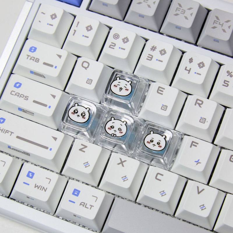 Chiikawa 4 Pcs 수제 투명 Pc 백라이트 맞 - Custom Keycaps 리뷰 및 가격