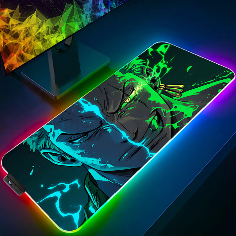원피스 조로 마우스 패드 RGB 게임 액세서리 Gabi - Pc Gaming Keyboard And Mouse 리뷰 및 가격