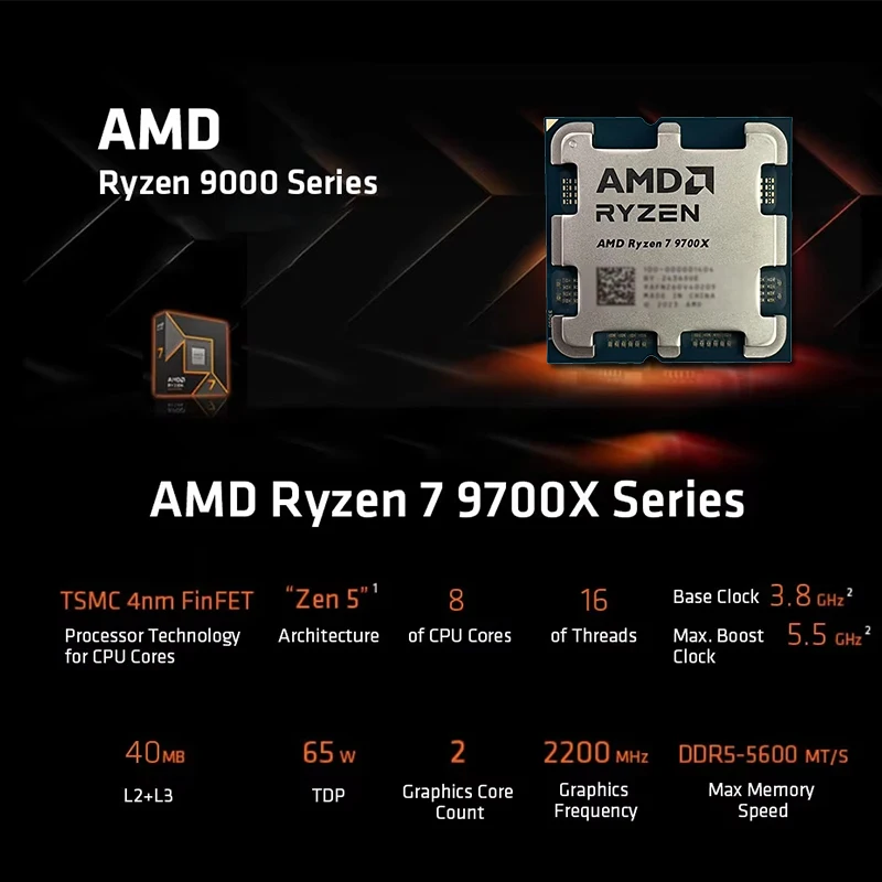 AMD 언락 오버클럭 가능 프로세서 라이젠 7 9700 - Pc Gaming Ryzen 7 리뷰 및 가격