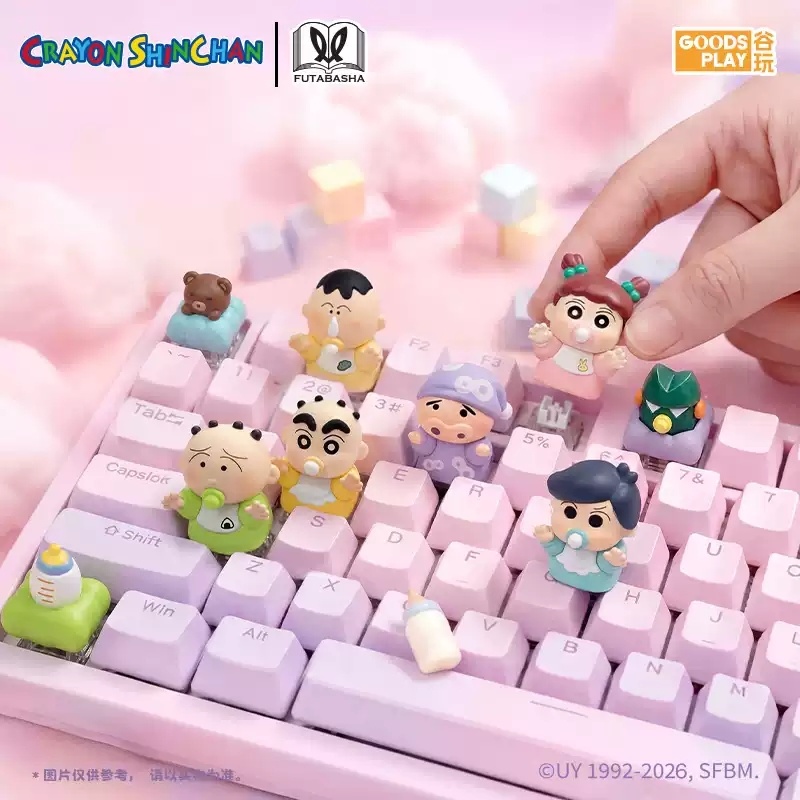 오리지널 재고 있음 크레용 신짱 베이비 허그 시리즈 3 - Custom Keycaps 리뷰 및 가격