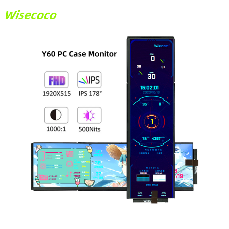Wisecoco 12.6/14.5인치 2K 2560*7 - Pc Gaming Y60 리뷰 및 가격