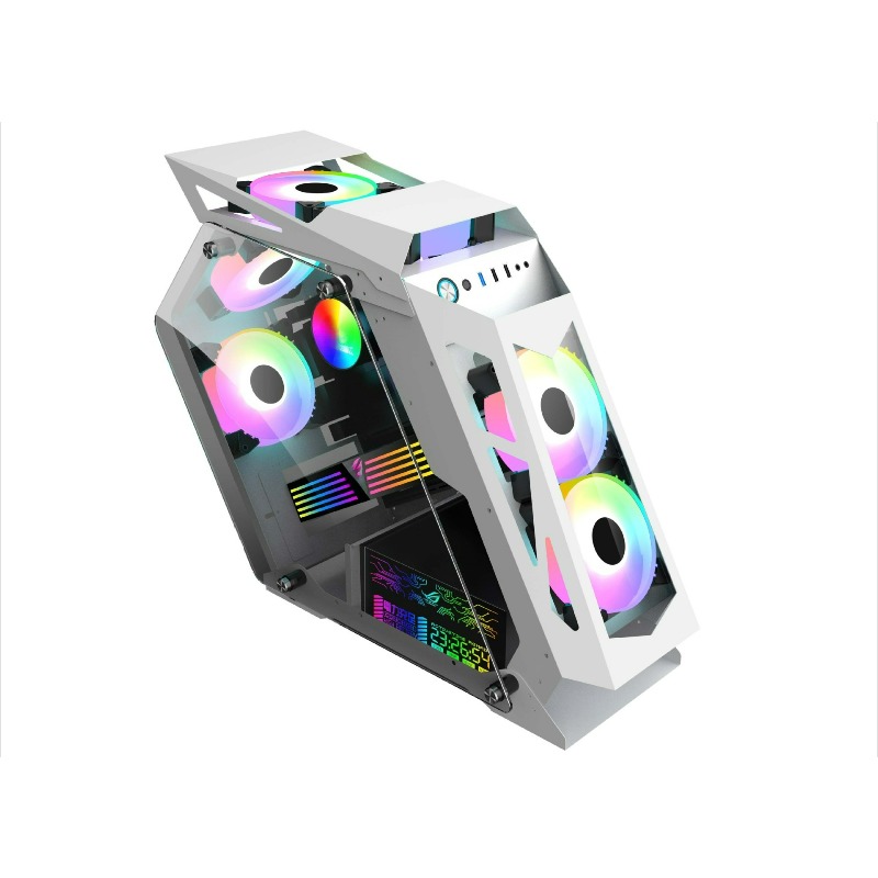 고급형 게이밍 PC 케이스(LED 패널 및 팬 포함), - Pc Gaming Optimization 리뷰 및 가격
