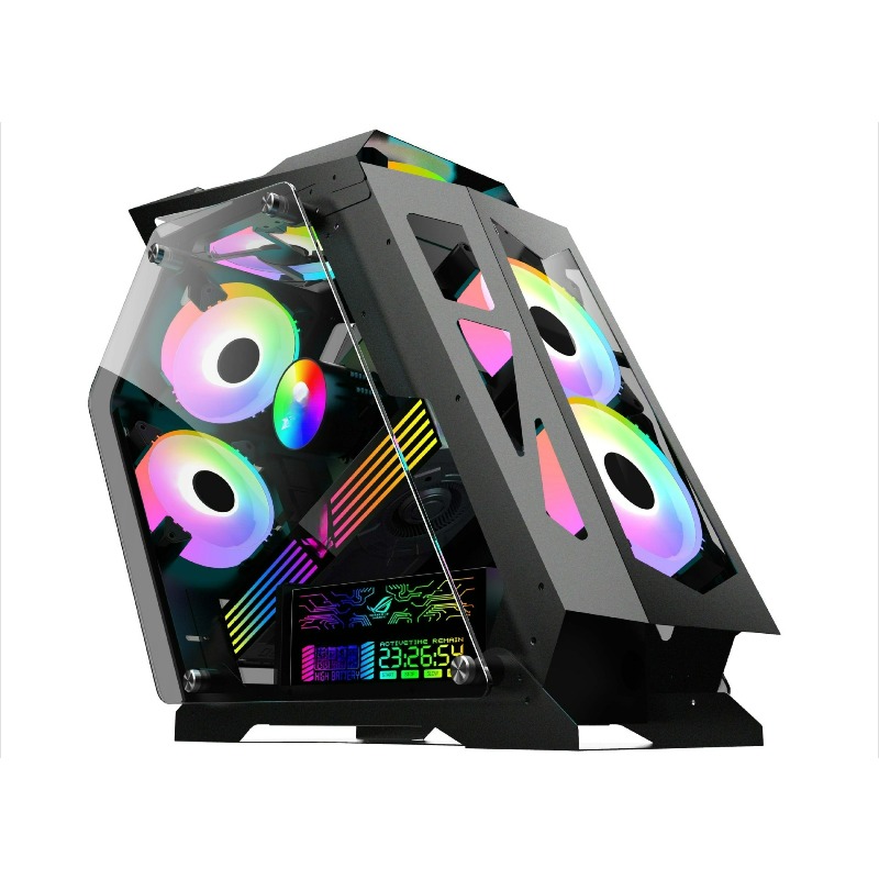 고급형 게이밍 PC 케이스(LED 패널 및 팬 포함), - Pc Gaming Optimization 리뷰 및 가격