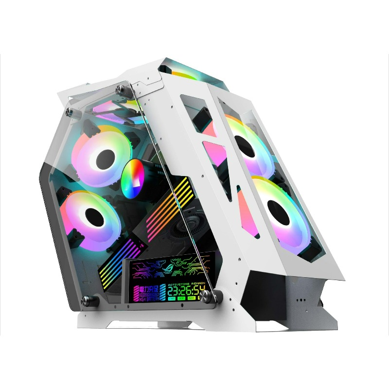 고급형 게이밍 PC 케이스(LED 패널 및 팬 포함), - Pc Gaming Optimization 리뷰 및 가격