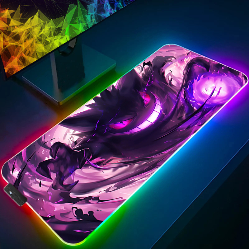 LED 라이트 마우스 패드 데스크 매트 G-gengar - Rgb Mousepad 리뷰 및 가격