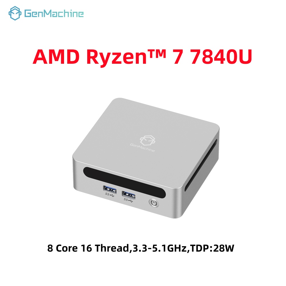 젠머신 미니 PC USB4 2.5G LAN 라이젠 7  - Pc Gaming Ryzen 7 리뷰 및 가격