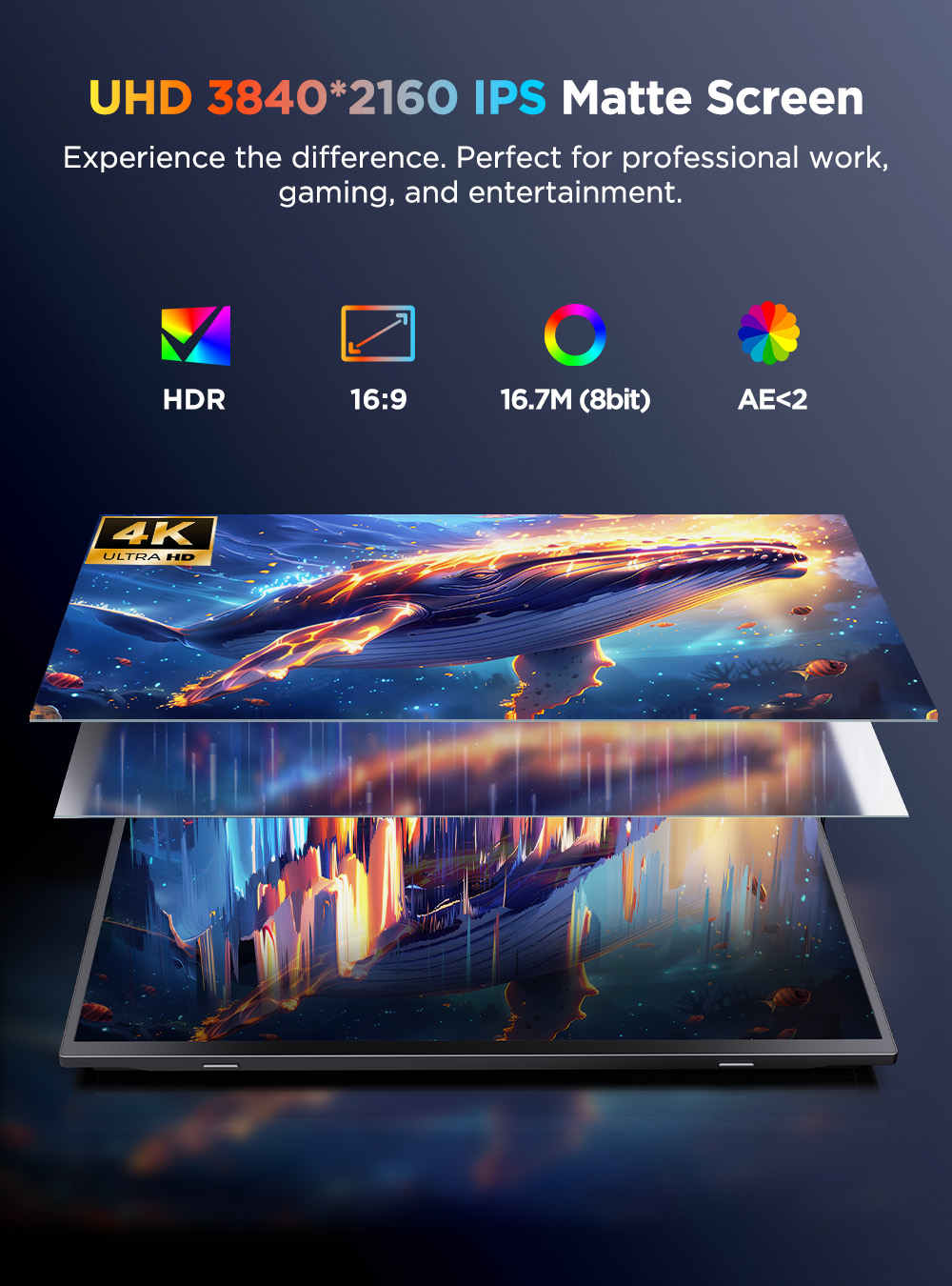 UPERFECT 4K UHD 3840*2160 휴대용  - Pc Gaming Y60 리뷰 및 가격