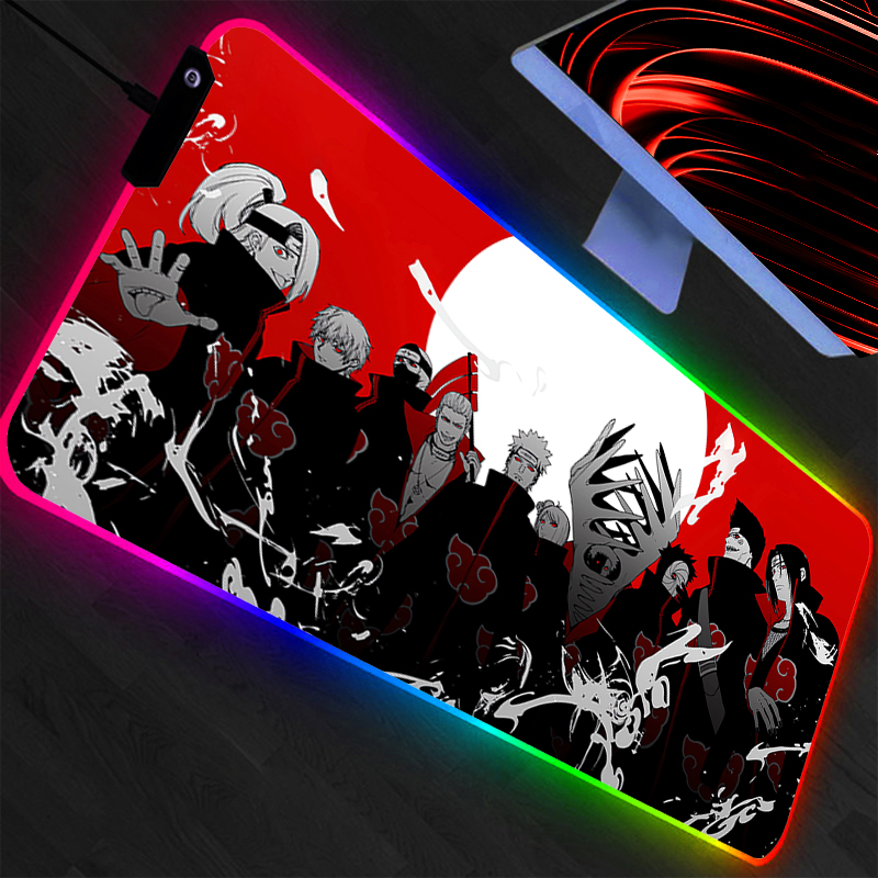 RGB 나루토 마우스 패드 백라이트 게이머 XXL 키보 - Rgb Mousepad 리뷰 및 가격
