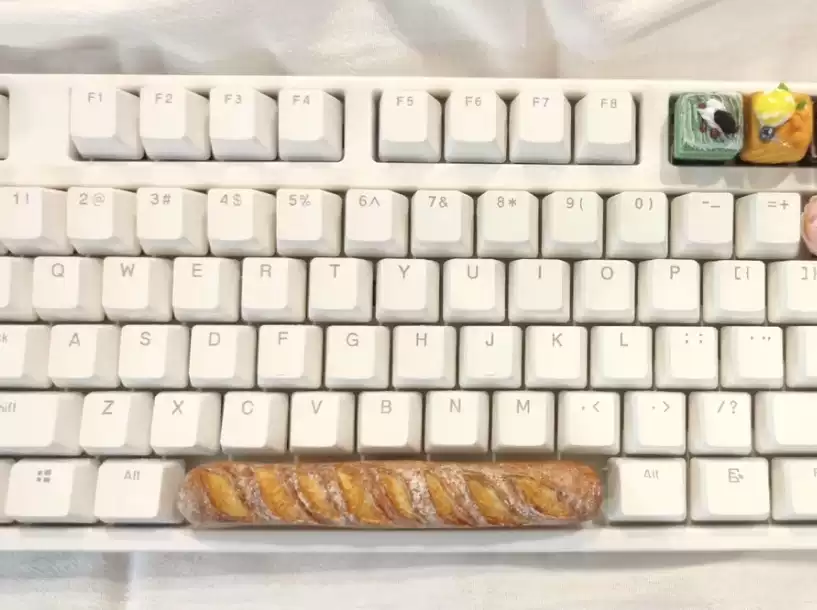 바게트 푸드 아티산 스페이스바 키캡 - 맞춤형 기계식  - Custom Keycaps 리뷰 및 가격