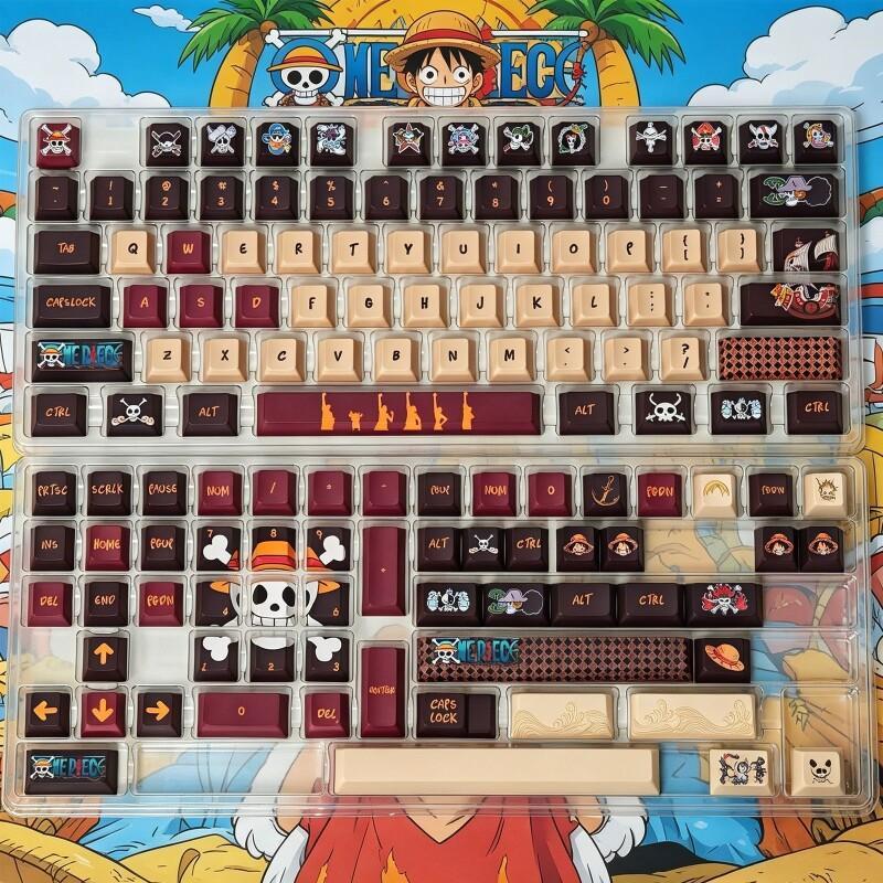 반다이 원피스 몽키 D. 루피 키캡 세트 PBT 염료승 - Custom Keycaps 리뷰 및 가격