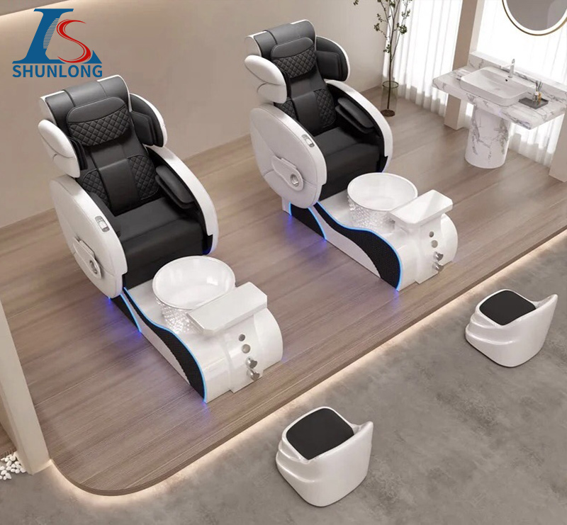 게이밍 스타일 페디큐어 스파 의자 LED 조명 전동 발 - Pc Gaming Chair 리뷰 및 가격